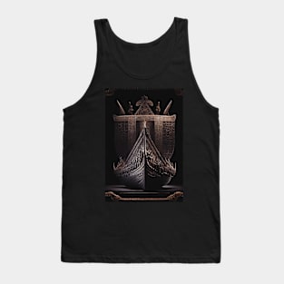 Viking long boat Tank Top